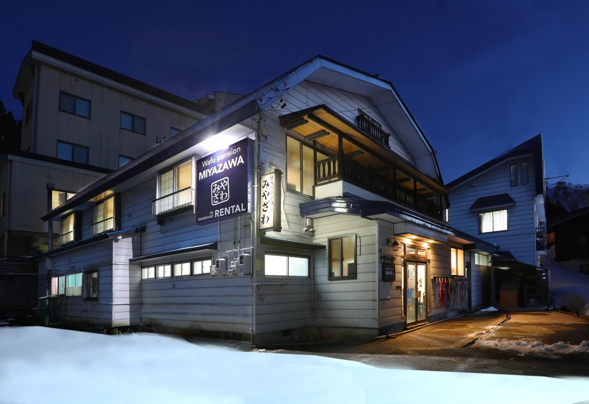 วาฟูเพนชั่นมิยาซาวะ Hotel โนซาวะออนเซ็น ภายนอก รูปภาพ